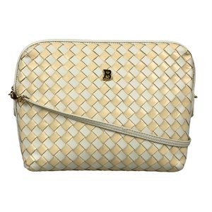 190107D Bally Crossbody Bag Beige Leather